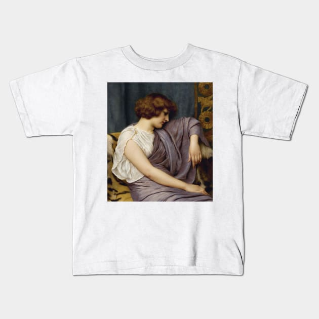 Briseis by John William Godward Kids T-Shirt by Classic Art Stall